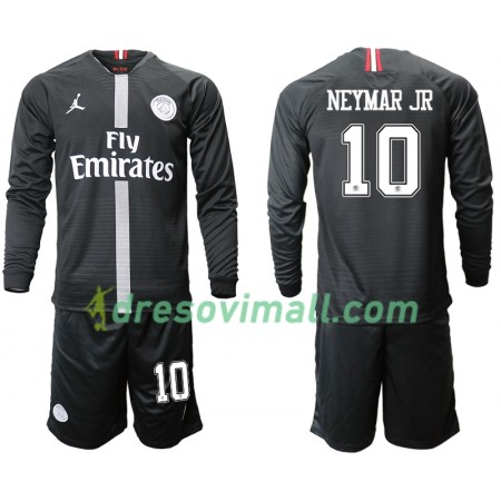 Paris Saint-Germain NEYMAR JR 10 Jodan Crna Dječji Treći Nogometni Dresovi 2018-2019 L/S Paris Saint-Germain NEYMAR JR 10 Jodan Crna Dječji Treći Nogometni Dresovi 2018-2019 L/S